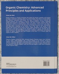 BOOK Organic Chemistry Advanced Principles Applications By Francesca Hopkins NEW