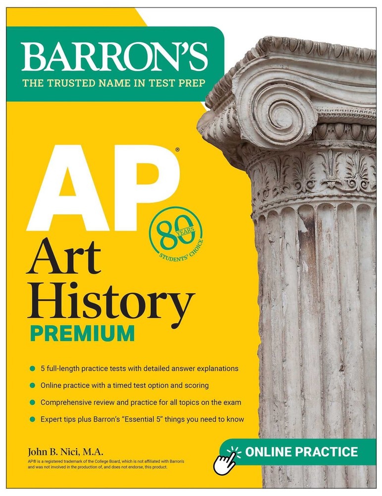 AP Art History Premium, Sixth Edition: Prep Book with 5 Practice Tests + Com…