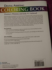 Dental Assisting Coloring Book by Judy H. Halstead and Donna J. Phinney…