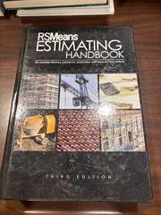 Rsmeans Ser.: RSMeans Estimating Handbook by RSMeans (2009, Hardcover)