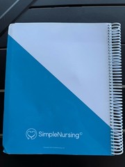 Simple Nursing Study Guide Volumes 1 and 2 Collection Good Used Spiral Bound