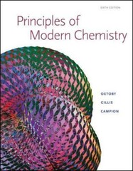 Principles of Modern Chemistry, Sixth Edition, Oxtoby, David W.,Campion, Alan,Gi