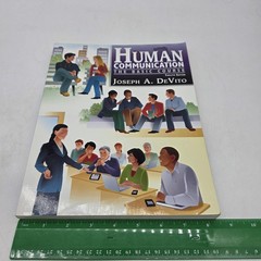 Human Communication The Basic Course 12th Ed Joseph DeVito Pearson PB Multicolor