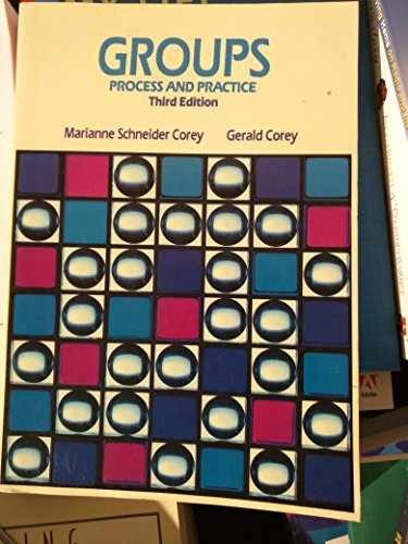Groups: Process and Practice – Misc. Supplies, by Gerald Corey – Very Good