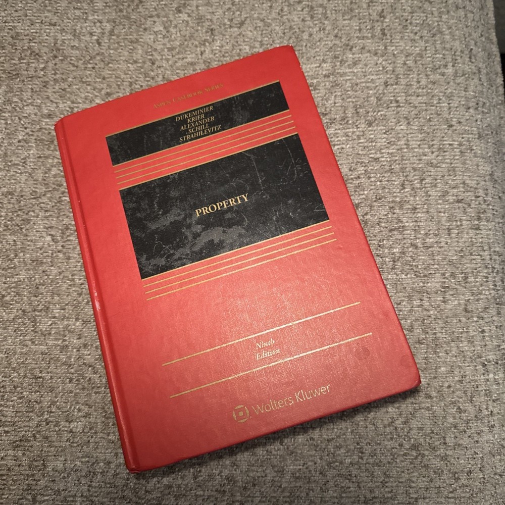 Property 9th Edition Dukeminier