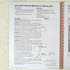 RightStart Mathematics Level G Lessons 2nd Edition Spiral Like New