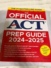 Official ACT Prep Guide 2024-2025 : Book + 9 Practice Tests + 400 Digital…
