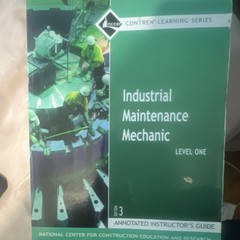 NCCER Contren Learning Series Industrial Maintenance Mechanic Level One Guide