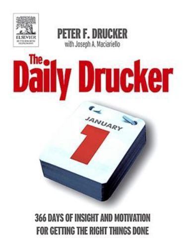 The Daily Drucker by Drucker, Peter