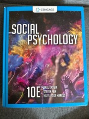 Social Psychology Hardcover Saul Kassin, Steven Fein, Hazel Rose Markus