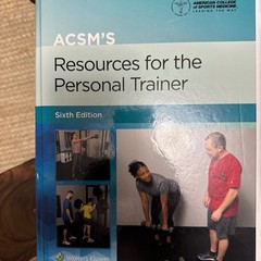ACSM’s Resources for the Personal Trainer [Lippincott Connect-ACSM] – VG / LN