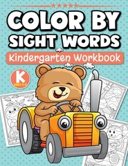Color By Sight Words Kindergarten Workbook Ages 5-8: Fun Activity Book with Over