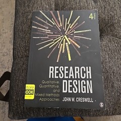 Research Design by John W. Creswell (PAPERBACK 4th EDITION)  2013