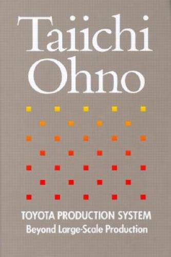 Toyota Production System: Beyond Large-Scale Production – Hardcover – GOOD