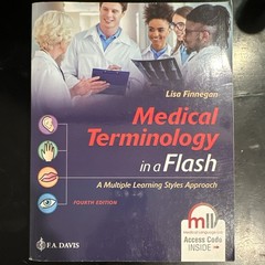F.A. Davis Medical Terminology in a Flash! 4th Ed Finnegan (2019, PB, Access Co…