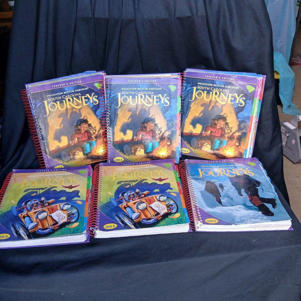 HMH Journeys Common Core Complete Set of 6 Vol Teachers Edition Grade 3 SC