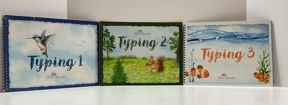Jenny Phillips Homeschool Typing Books 1-3 Spiral Bound Trade Paperback