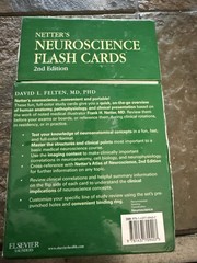 Netter Basic Science Ser.: Netter’s Neuroscience Flash Cards by David L. Felten