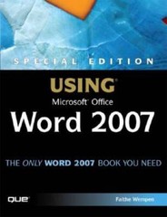 Special Edition Using Microsoft Office Word 2007 – Paperback – VERY GOOD