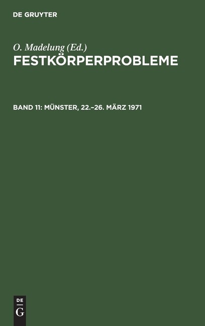 M?Nster, 22 -26 M?Rz 1971