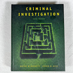 Wadsworth Criminal Investigation 5th Ed Bennett Hess Law Enforcement 1998 ISB…