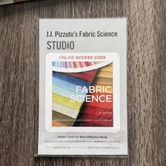 Fabric Science 11th Edition J.J. Pizzulto’s Binder Book