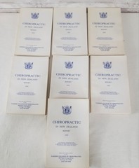Bulk Lot of 7 Chiropractic in New Zealand 1979 Report Parker College Reprints