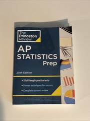 Princeton Review AP Statistics Prep 20th Edition by The Princeton Review