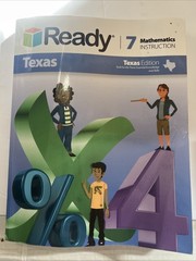 Ready Mathematics Instrucion 7, Texas Edition, Essential Knowledge And Skills