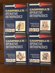 Campbell’s Operative Orthopaedics Thirteenth Edition Full Sealed Unopened Set.