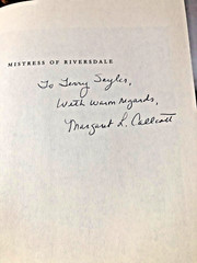 SIGNED! Mistress of Riversdale : Plantation Letters 1795-1821, Rosalie S Calvert