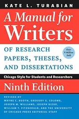A Manual for Writers of Research – Paperback, by Turabian Kate L. – Very Good j