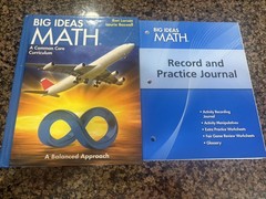 Big Ideas Math Larson Boswell Textbook record and practice Journal Set 2014