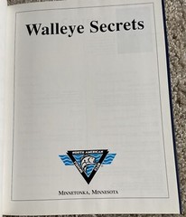 NAFC North American Fishing Club Catch Walleye Secrets Book Sports NM 1998 📕