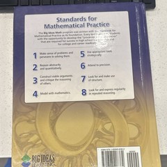 Big Ideas Math Learning Algebra 1 Hardcover Textbook Ron Larson Boswell 2015