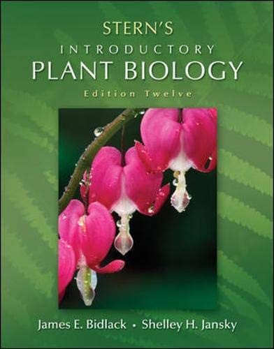 Stern’s Introductory Plant Biology – hardcover Bidlack, James|Jansky, Shelle…
