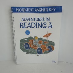 BJU Press Adventures in Reading 3 Worktext Answer Key Third Edition Paperback