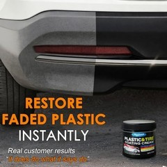 Black Trim Restorer, Plastic Restorer for Cars Restore Faded Bumpers, Plasti…