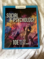 Social Psychology by Steven Fein, Saul Kassin and Hazel Rose Markus