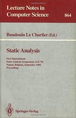 Static Analysis : First International Static Analysis Symposium,