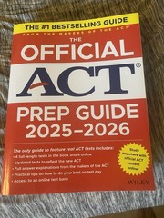 Official ACT Prep Guide 2025 – 2026 : Book + Online Course by ACT (2025,…