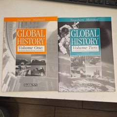 Barron’s Global History Teacher’s Manual Teacher’s Edition Vol 1-2 Weiner