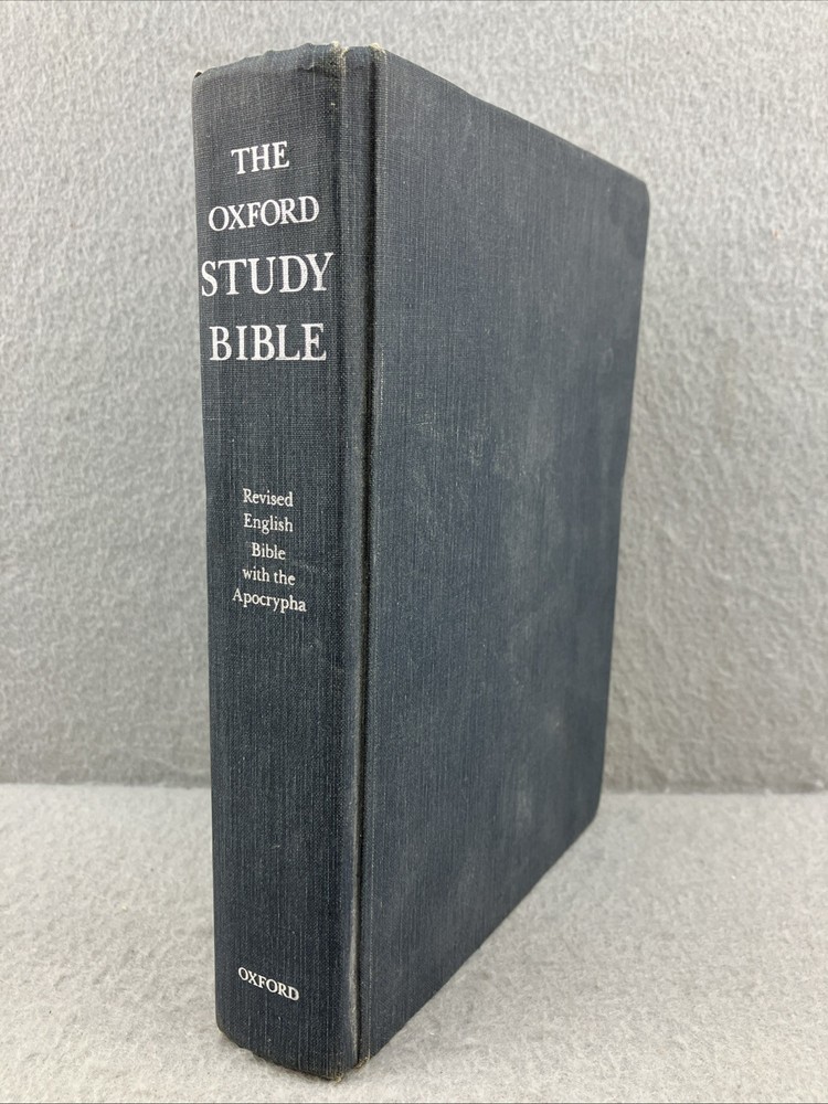 The Oxford Study Bible: Revised English Bible w Apocrypha w Maps Illustrated