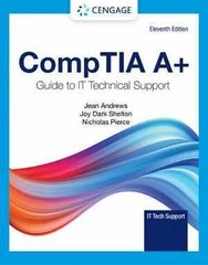 CompTIA A+ Guide to Information – Hardcover, by Andrews Jean; Shelton – Good