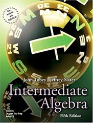 Intermediate Algebra Paperback John, Jr., Slater, Jeffrey Tobey