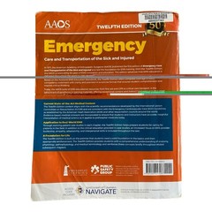 Emergency Care & Transportation of the Sick and Injured 12th Ed AAOS EMT EMS