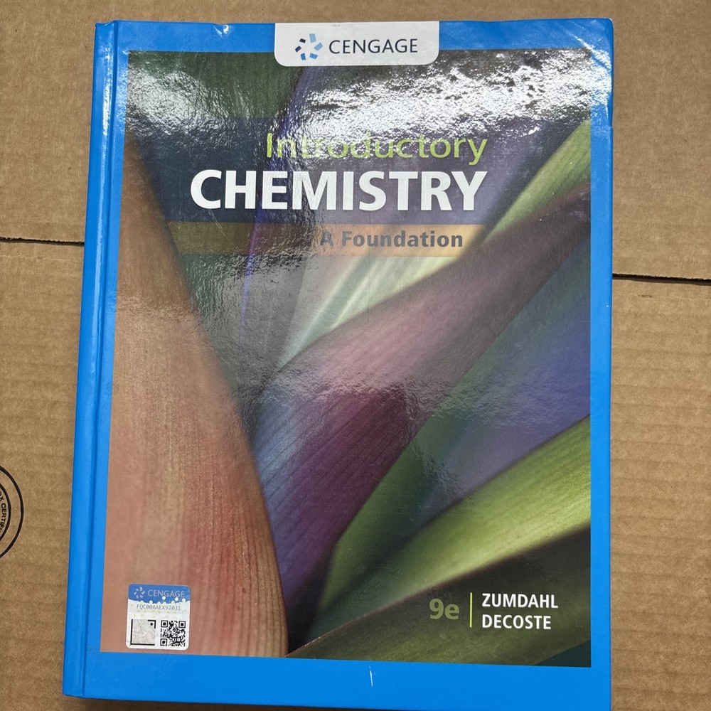 Introductory Chemistry : A Foundation by Donald J. DeCoste and Steven Zumdahl…