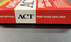 OFFICIAL ACT PREP GUIDE 2024-2025 by ACT (2024 Paper) GOOD
