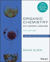 Organic Chemistry as a Second Language: – Paperback, by Klein David R. – Good