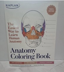 Anatomy Coloring Book with 450+ Realistic Medical Illustrations & Quizzes